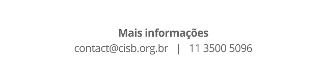 Contato contact@cisb.org.br | 11 3500 5096